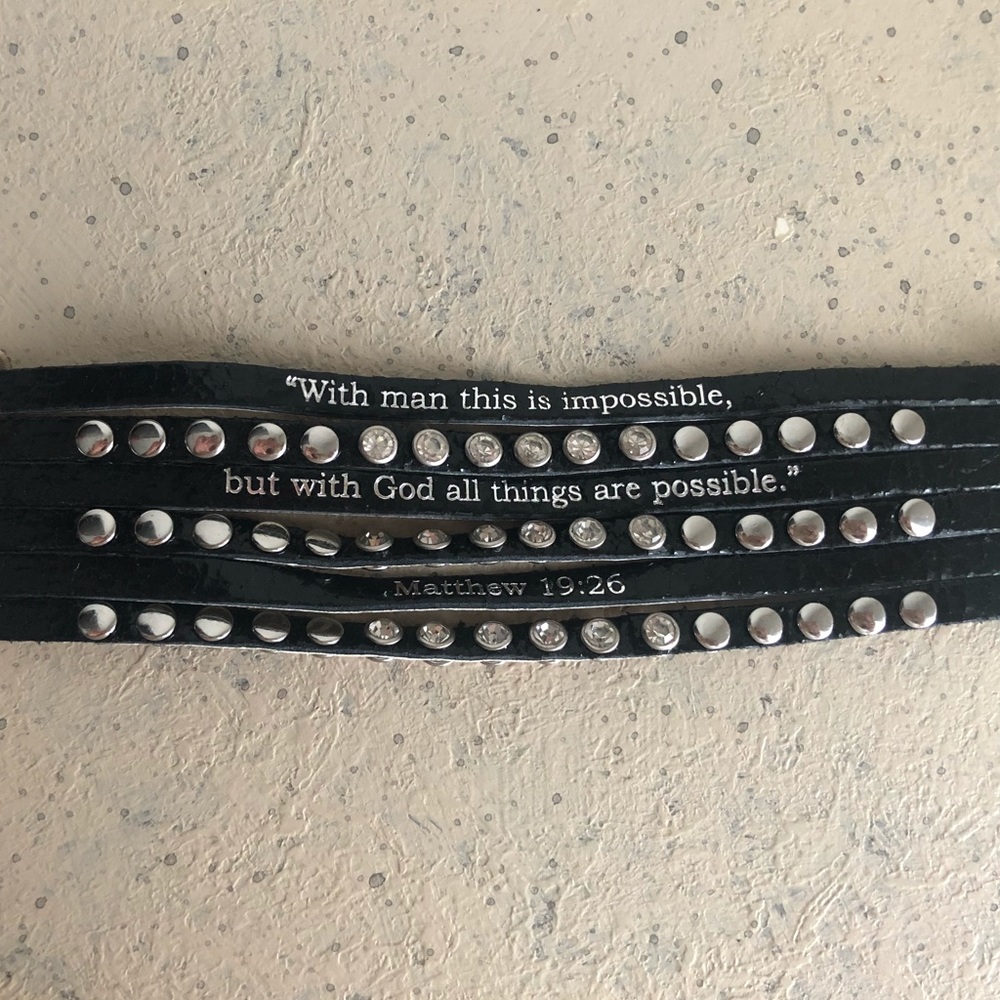 Make a Difference Bracelet w/Scripture Reference
